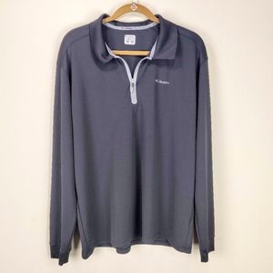 Columbia Mens Black Long Sleeve Full Zip Pullover